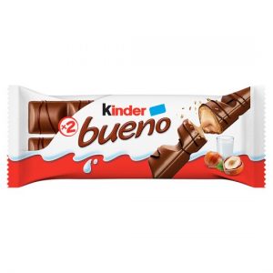 Kinder Bueno tejcsokoládéval bevont ostya tejes-mogyorós krémmel töltve 2 db 43 g