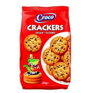 Croco Crackers Szezámmagos 150g