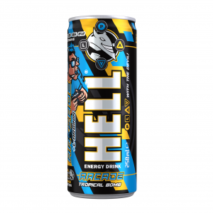 HELL ENERGY DRINK GAMER DRINK ARCADE Tropical Bomb