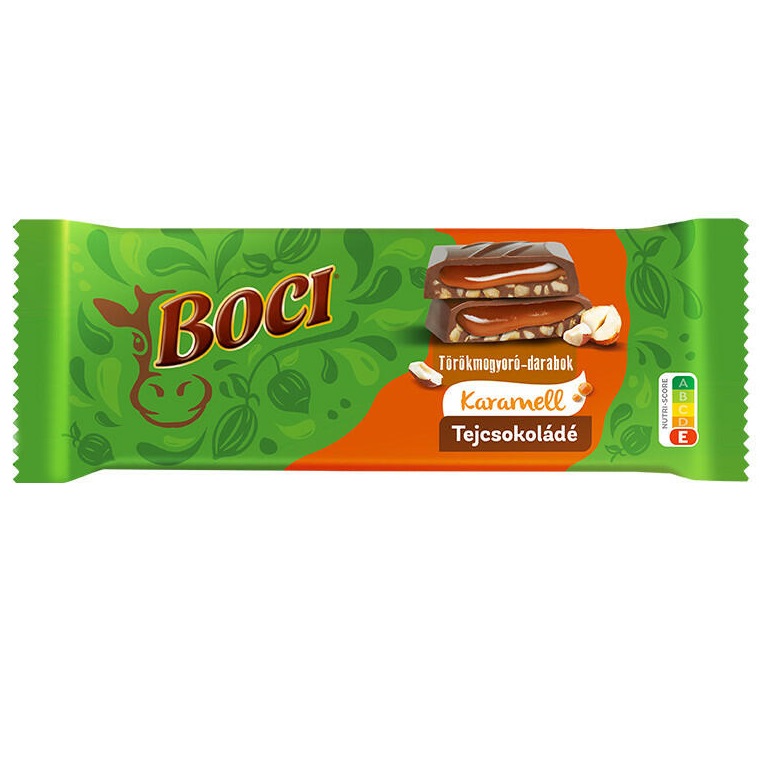 BOCI mogyorós karamellás tejcsokoládé – 87g