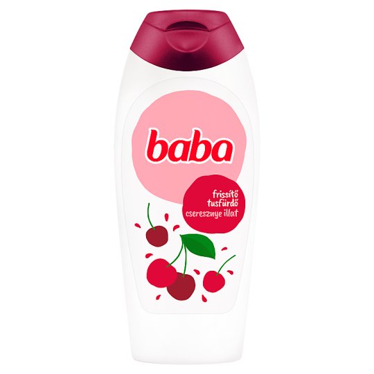 Baba frissítő tusfürdő cseresznye illattal 400 ml