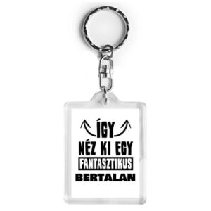 Igy néz ki Bertalan kulcstartó
