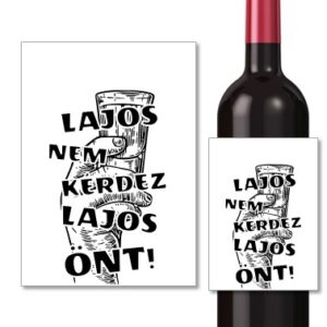 Lajos nem kérdez Boros címke