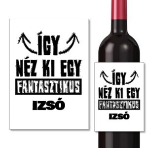 Így néz ki Izsó Boros címke