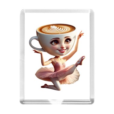 Ballerina Cappuccina hűtőmágnes
