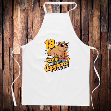 18 éves szexi mint egy capybara kötény