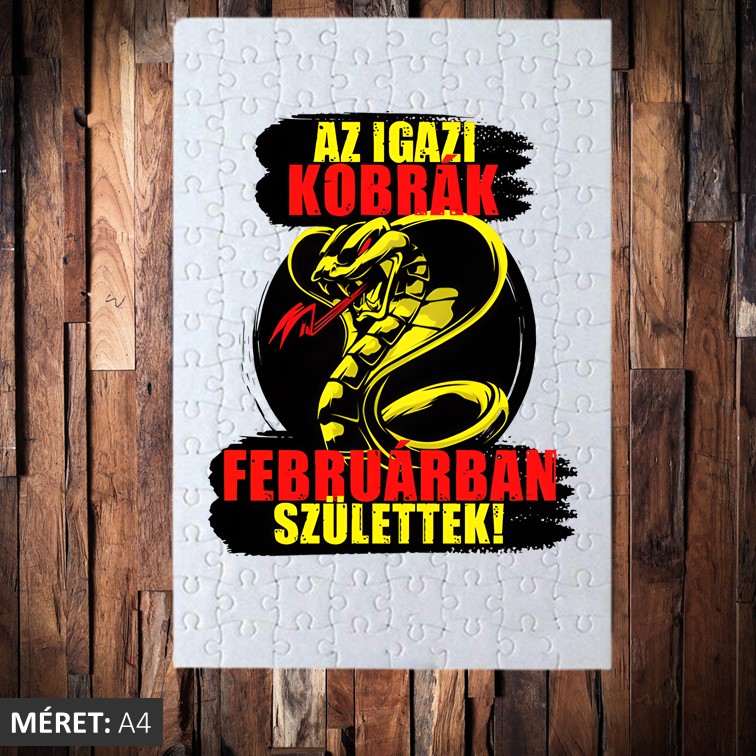Az igazi kobrák februárban születtek puzzle