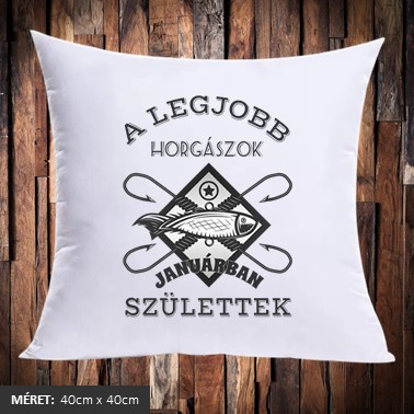 A legjobb horgászok januárban születtek párna