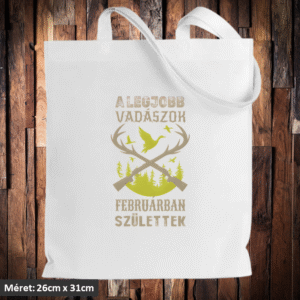 A legjobb vadászok februárban születtek táska
