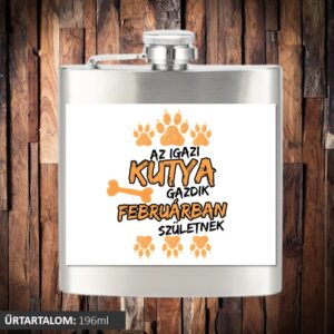 Az igazi kutya gazdik februárban születnek lapos üveg