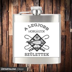 A legjobb horgászok februárban születtek lapos üveg