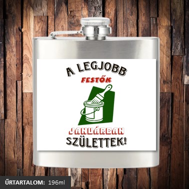 A legjobb festők januárban születtek lapos üveg