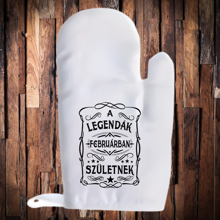 A legendák februárban születnek edény fogó kesztyű