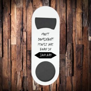 A legdominánsabb emberek januárban születnek sörbontó