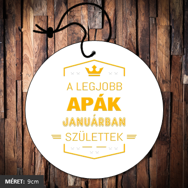A legjobb apák januárban születtek illatosító kör
