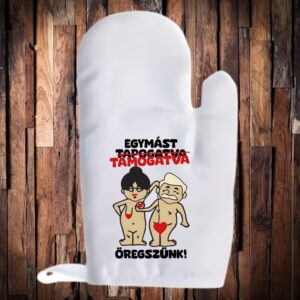 Egymást támogatva öregszünk edény fogó kesztyű