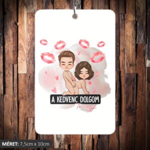 A kedvenc dolgom te vagy illatosító négyzet