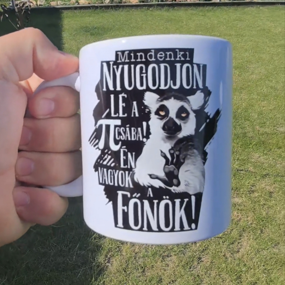 Mindenki nyugodjon le itt én vagyok a főnök bögre