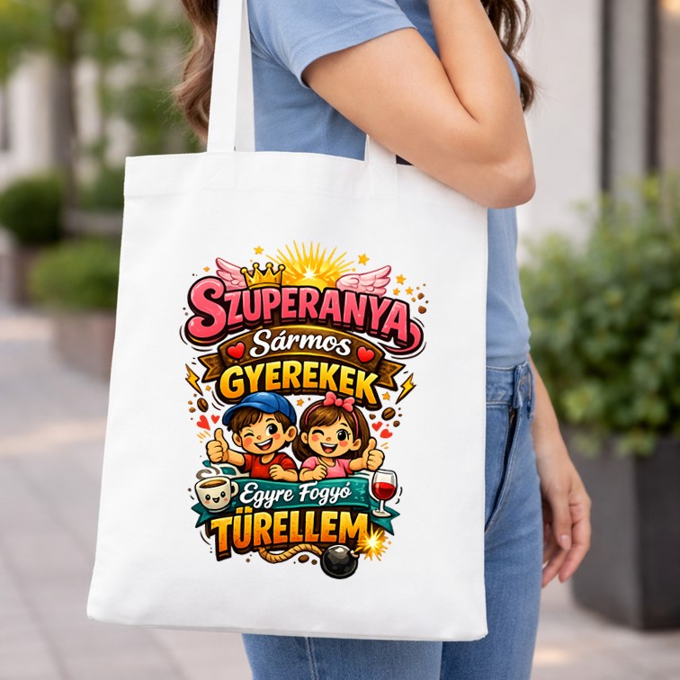 Szuperanya Türelem táska