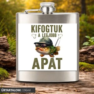 Kifogtuk a legjobb Apát lapos üveg