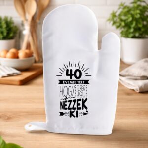 40 évembe telt edény fogó kesztyű