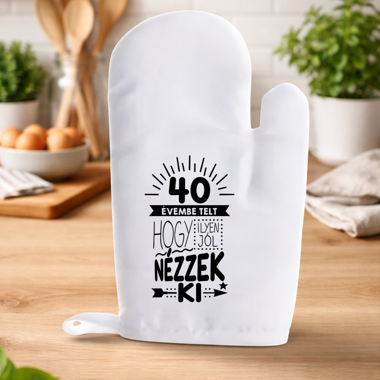 40 évembe telt edény fogó kesztyű