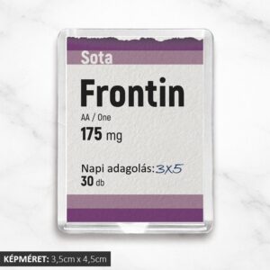 Frontin hűtőmágnes