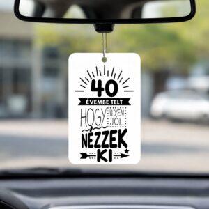 40 évembe telt illatosító négyzet