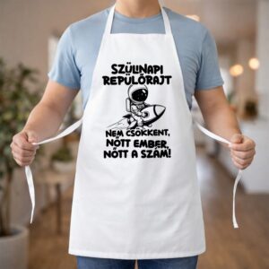 Szülinapi repülőrajt kötény