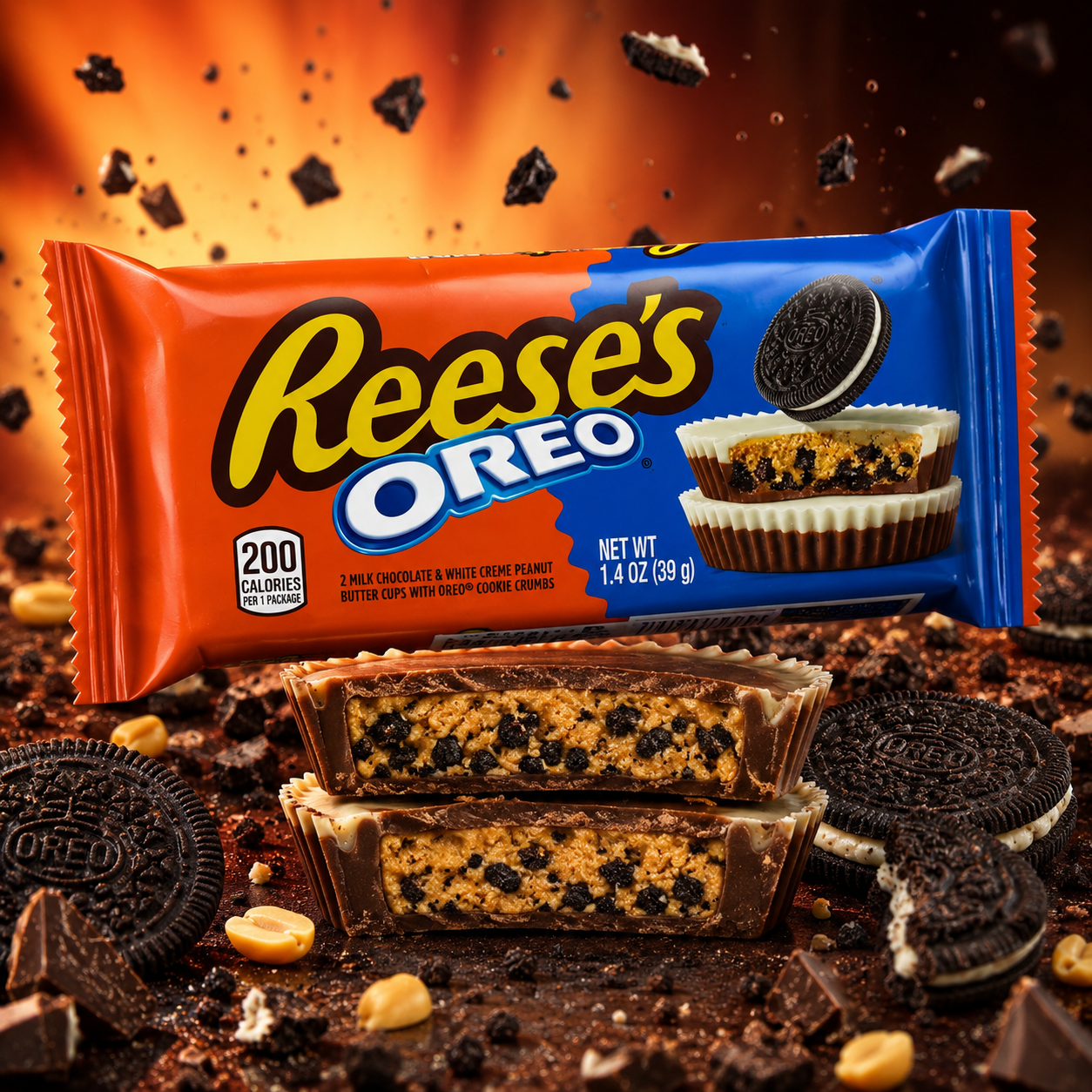 Reese’s Mogyoróvajas és Oreo Darabos Csokoládé 39g