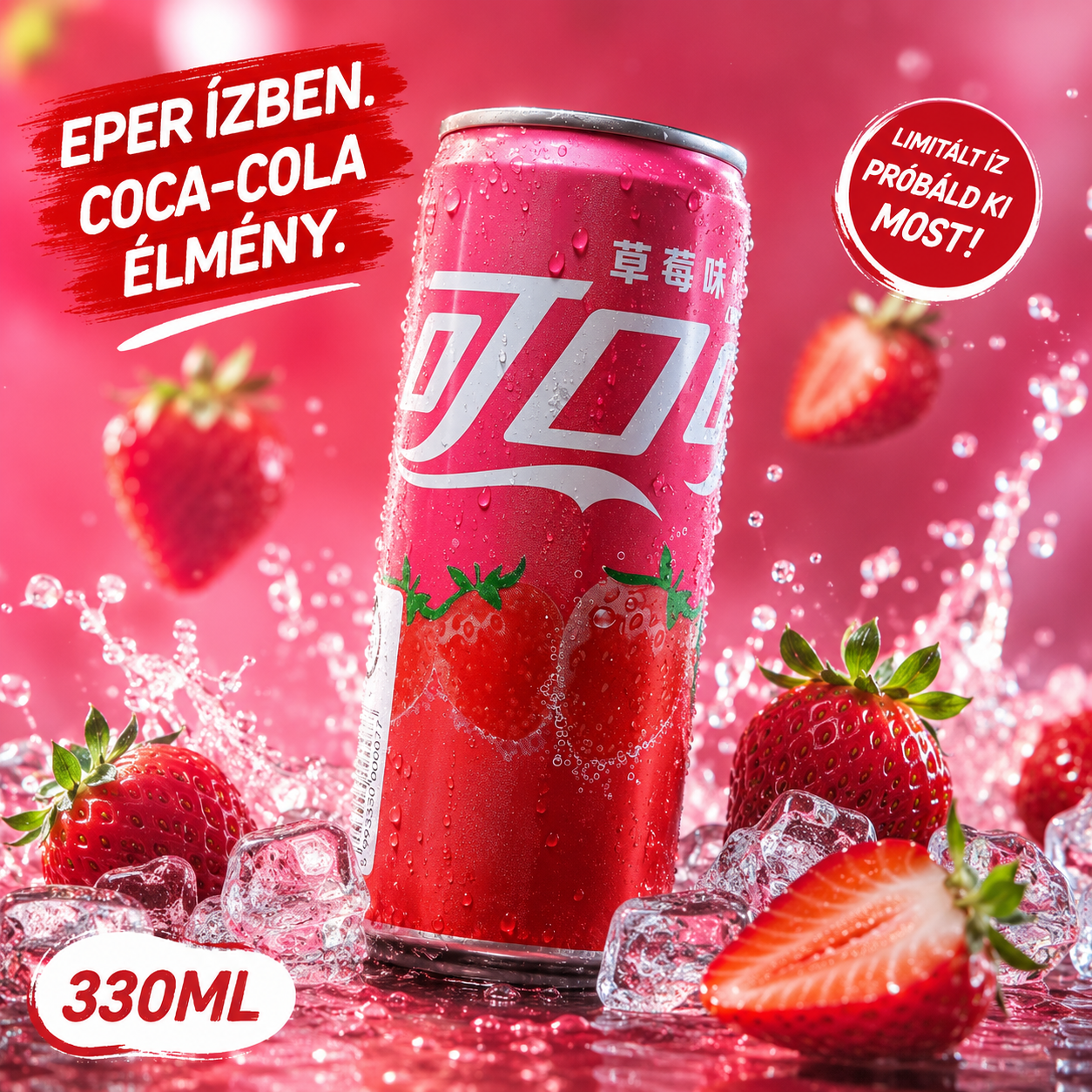 Coca-Cola Strawberry 330ml