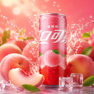Coca Cola Peach 330ml CHN Barack Ízű Szénsavas Üdítő