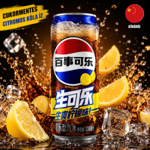 Pepsi Nama Zero Lemon 330ml CHN Cukormentes Citromos Kóla Ízű Szénsavas Üdítőital
