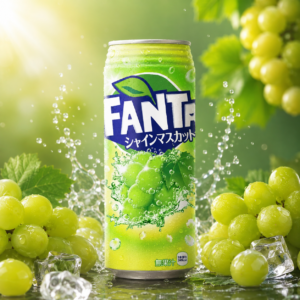 Fanta Shine Muscat Grape 500ml Fanta Muskotályos Szőlő Ízű Üdítő