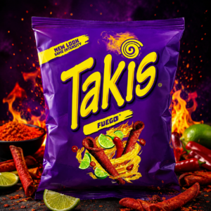 Takis Fuego 90g Tüzes Csípős Snack