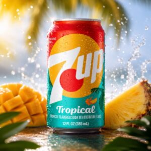 7Up Tropical 355ml Trópusi Üdítőital