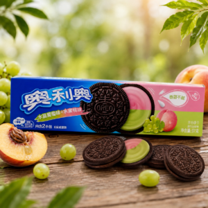 OREO Szőlő és Barack Keksz 97g